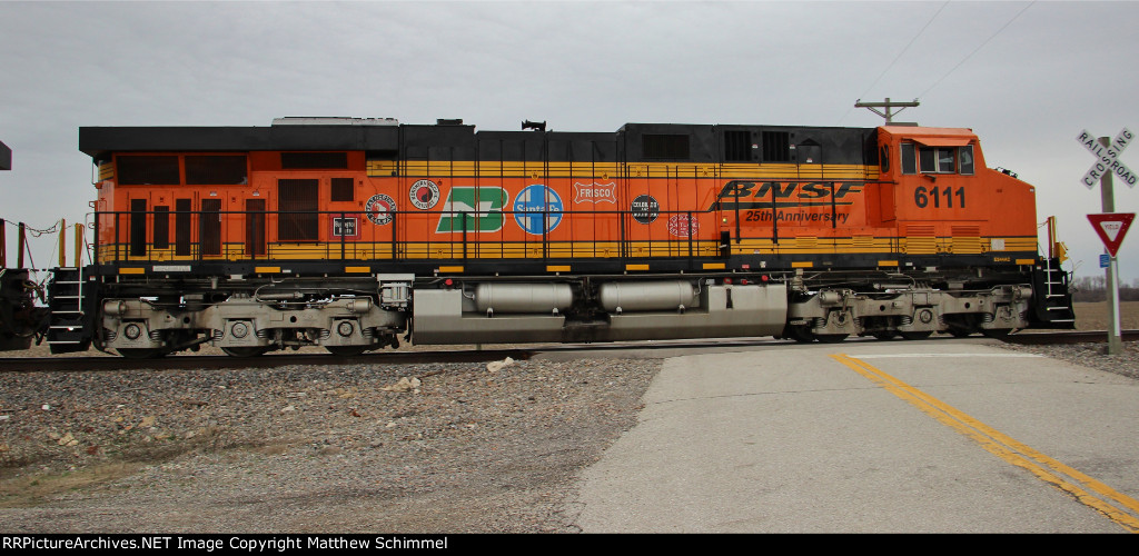 BNSF 6111 - Sticker Unit